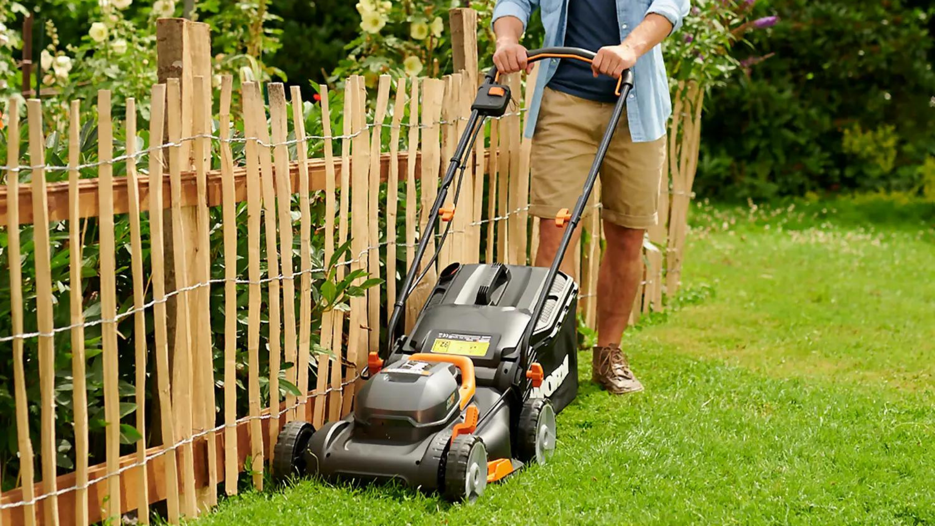 Image of WORX WG779E.2 electric lawn mower